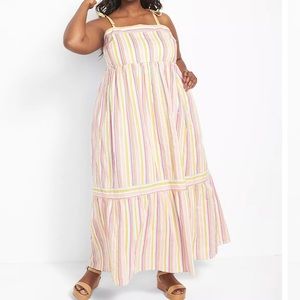 Lane Bryant striped dress 18PET